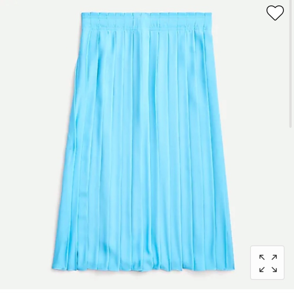 Jcrew pleated midi skirt